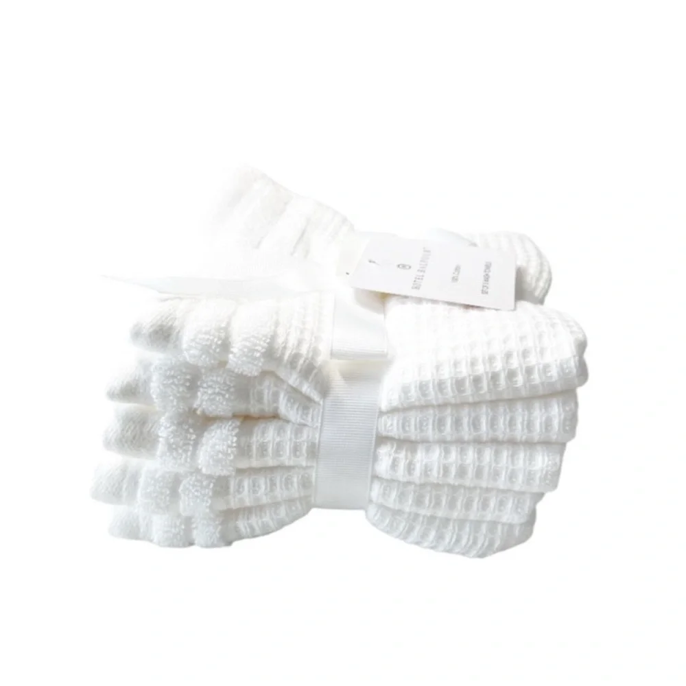 Hotel Balfour OVERSIZED WHITE BATH TOWEL 9 Piece Set